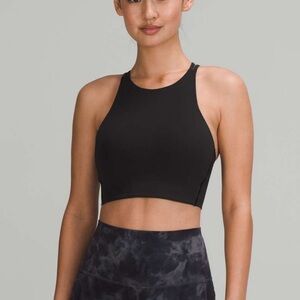Lululemon Like a Cloud Bra Longline High-Neck Bra Black